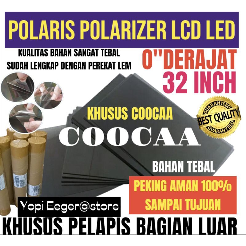 Jual Polaris Polarizer Lcd Led Coocaa Inch Derajat Lapisan