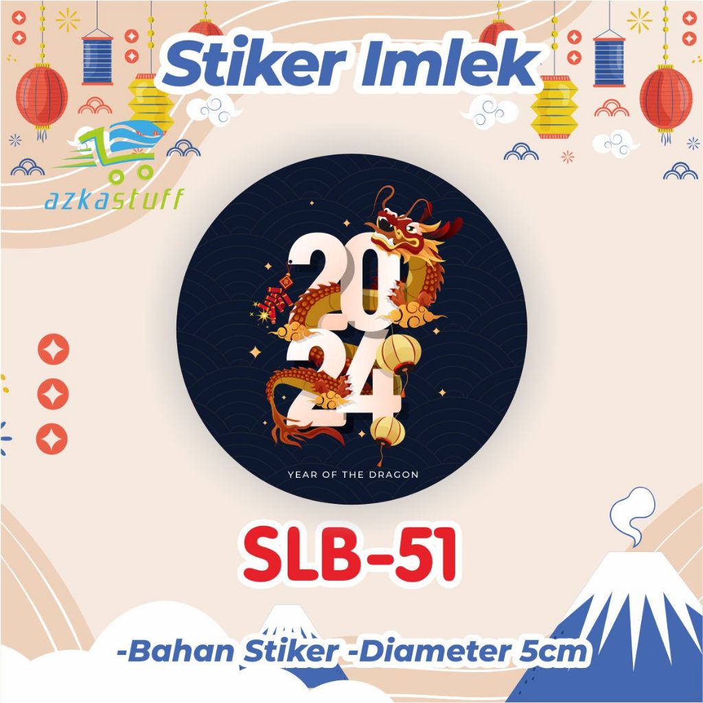 Jual Stiker Imlek Chinese New Year Stiker Toples Hampers Shopee