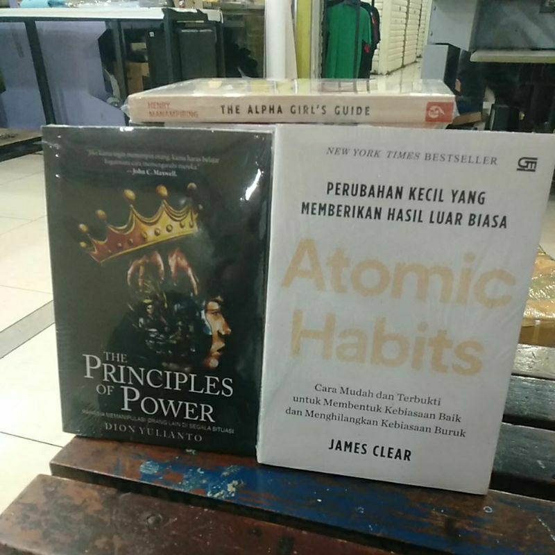 Jual Buku Motivasi Paket The Principles Of Power Atomic Habis By Dion