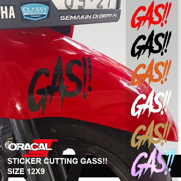 Jual Sticker Gas Stiker Motor Cutting Variasi Motor Keren Helm Mobil