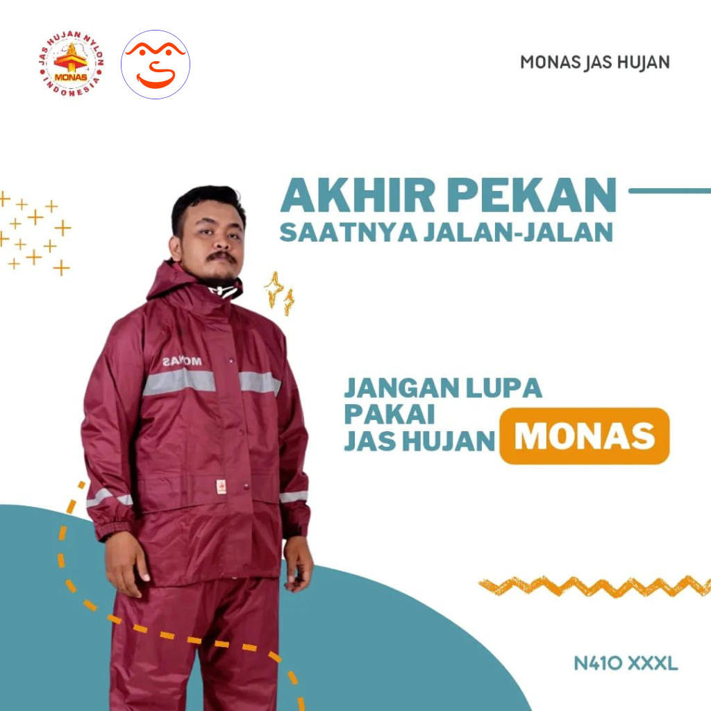 Jual Monas Jas Hujan Jaket Celana N R Xxxl Jumbo Shopee Indonesia