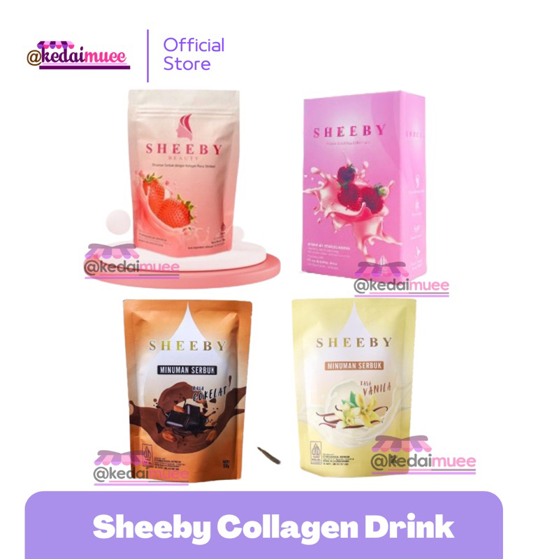 Jual Sheeby Beauty Minuman Collagen Rasa Strawberry Gram