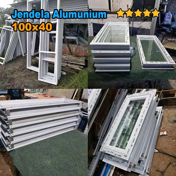 Jual Promo Jendela Alumunium Kusen Alumunium 40X100 Bovenli