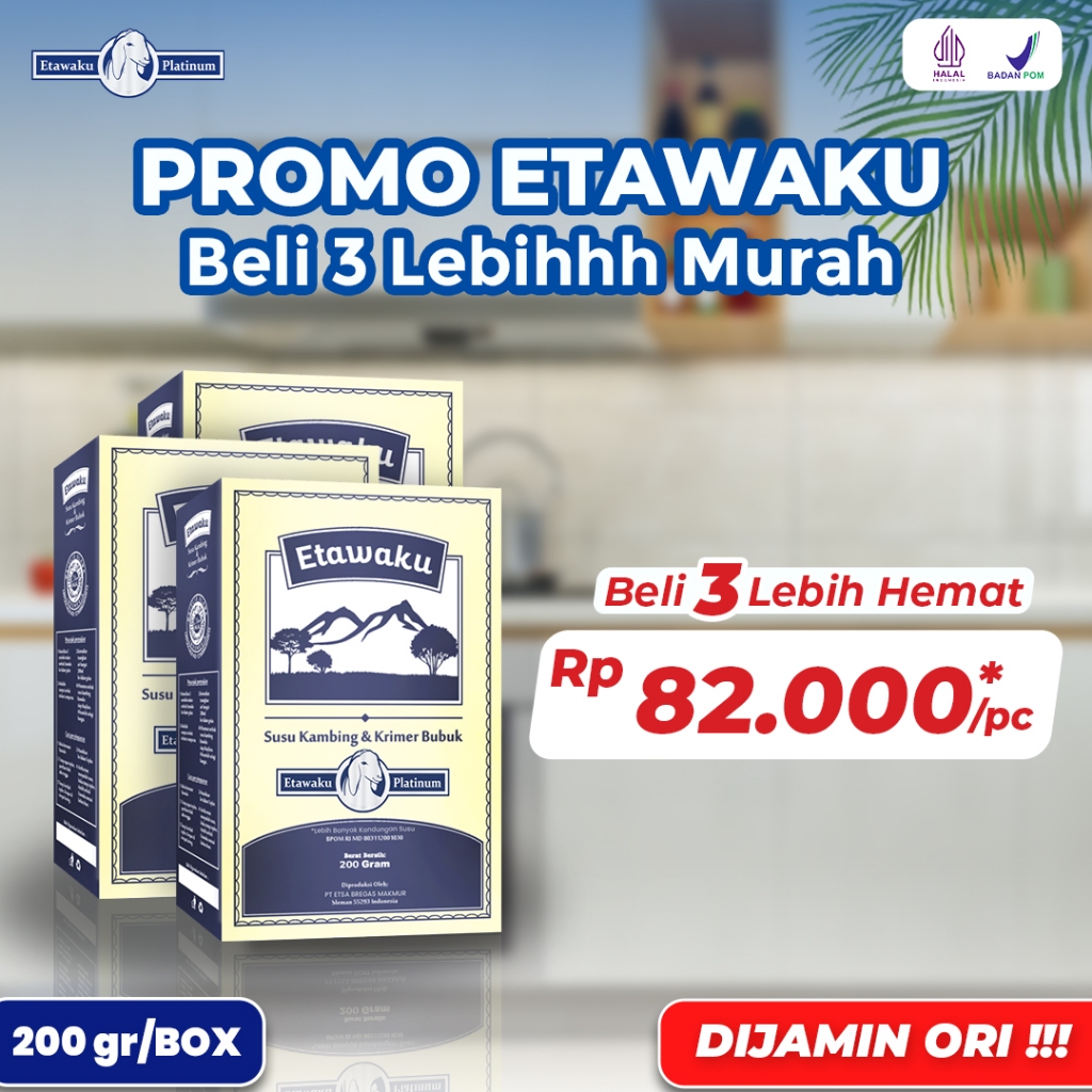 Jual Etawaku Platinum Original Official Susu Kambing Etawaku Plus