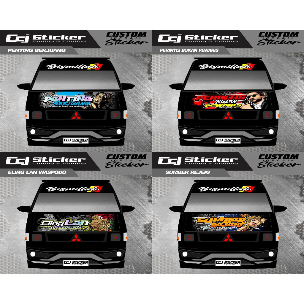 Jual Stiker Decal Kabin Pickup L300 T120ss Futura New Carry FREE Stiker