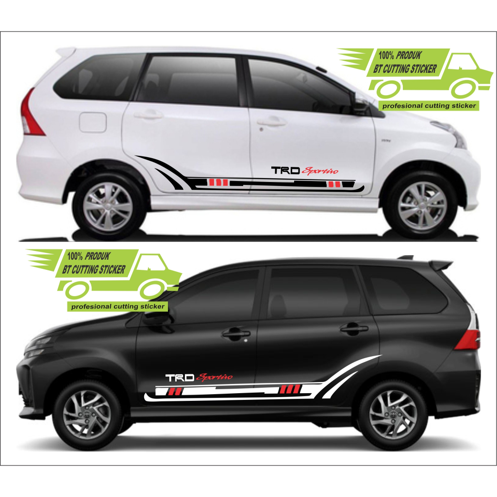 Jual Sticker Avanza Stiker Avanza Sticker List Mobil Toyota Avanza