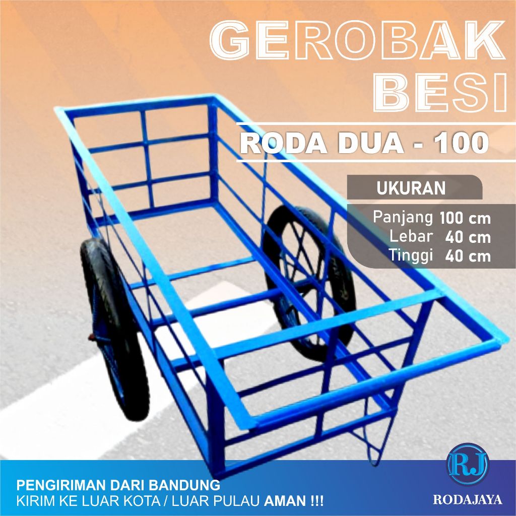 Jual Gerobak Besi Serbaguna Roda Dua Ukuran X X Alat Bantu