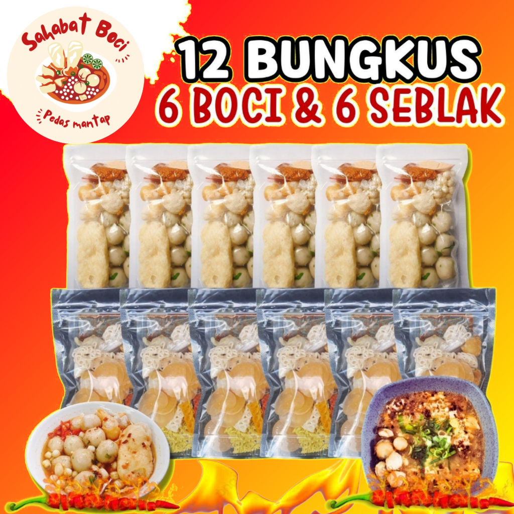 Jual Bundling Baso Aci X Seblak Instan X Cuanki Instan Paket Super