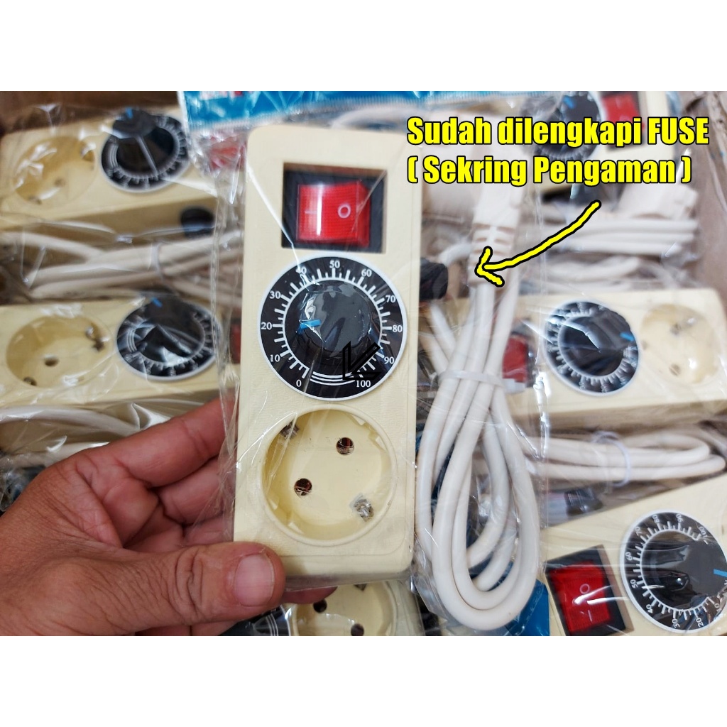 Jual Dimmer Speed Control Pengatur Kecepatan Motor 2000w ADA FUSE