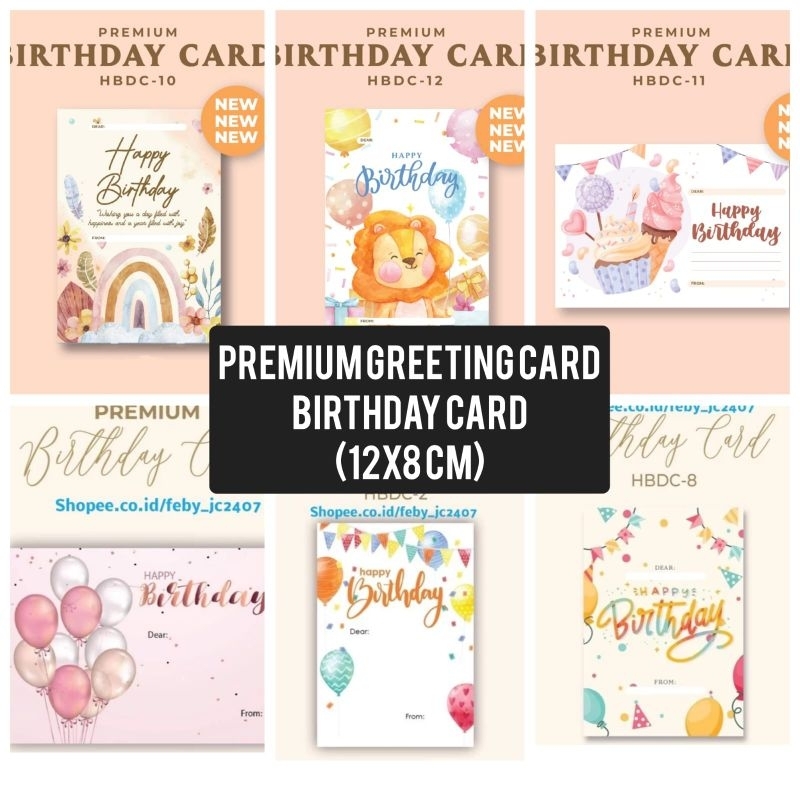 Jual KARTU UCAPAN GREETING CARD BABY BORN ULANG TAHUN BIRTHDAY CARD