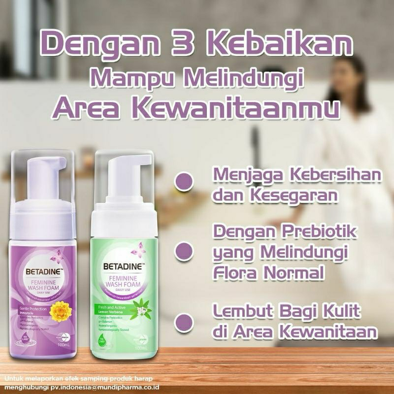 Jual Betadine Feminine Wash Foam Ml Shopee Indonesia