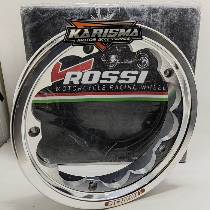 Jual Velg Tubeless Vespa VRossi Atau V Rossi Ring 10 Model VRX Silver