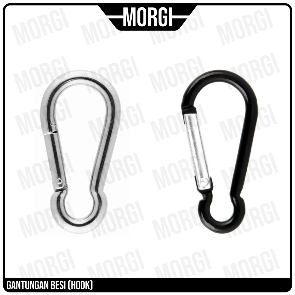 Jual Gantungan Hook Besi Carabiner Aluminium Karabiner Knucle Botol