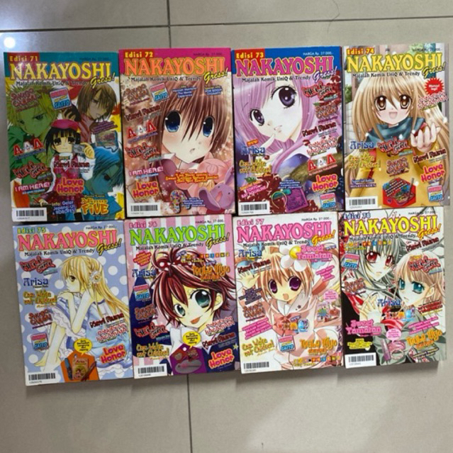 Jual Nakayoshi Gress Majalah Komik Uniq Dan Trendy Serial Komik Cantik