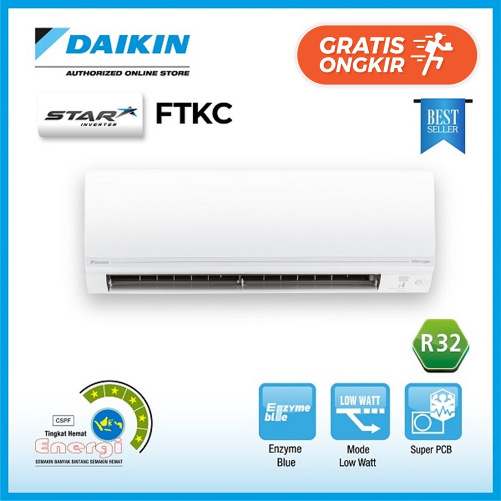 Jual Ac Daikin Ftkc Tv Ftkc Ac Split Pk Star Inverter