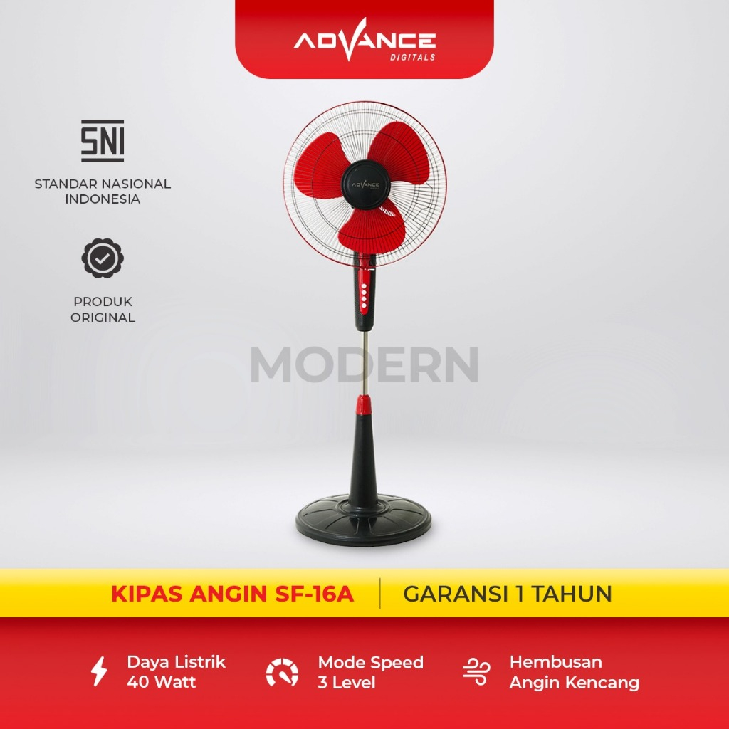 Jual Advance Kipas Angin 16 Berdiri Stand Fan SF 16A Votre Garansi