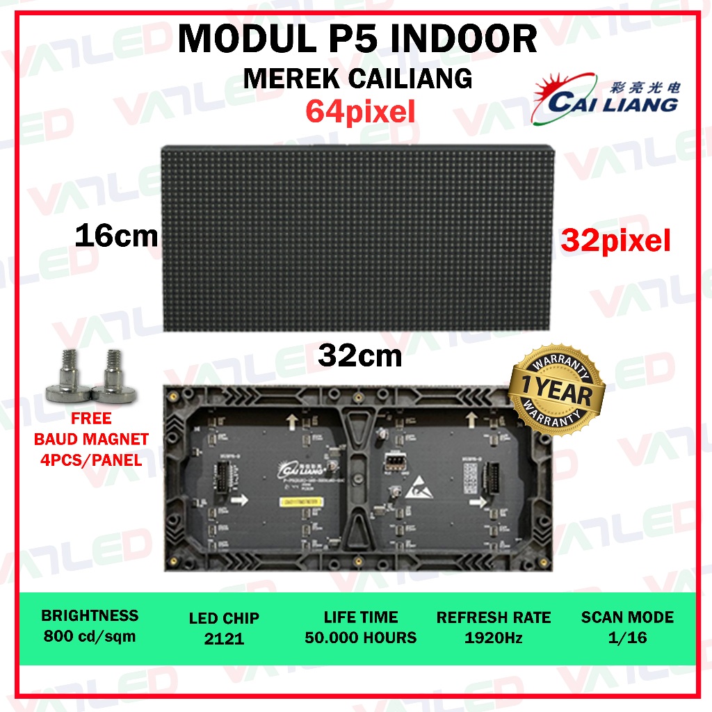 Jual Module Panel Modul P P P Rgb Fullcolor Indoor Shopee Indonesia