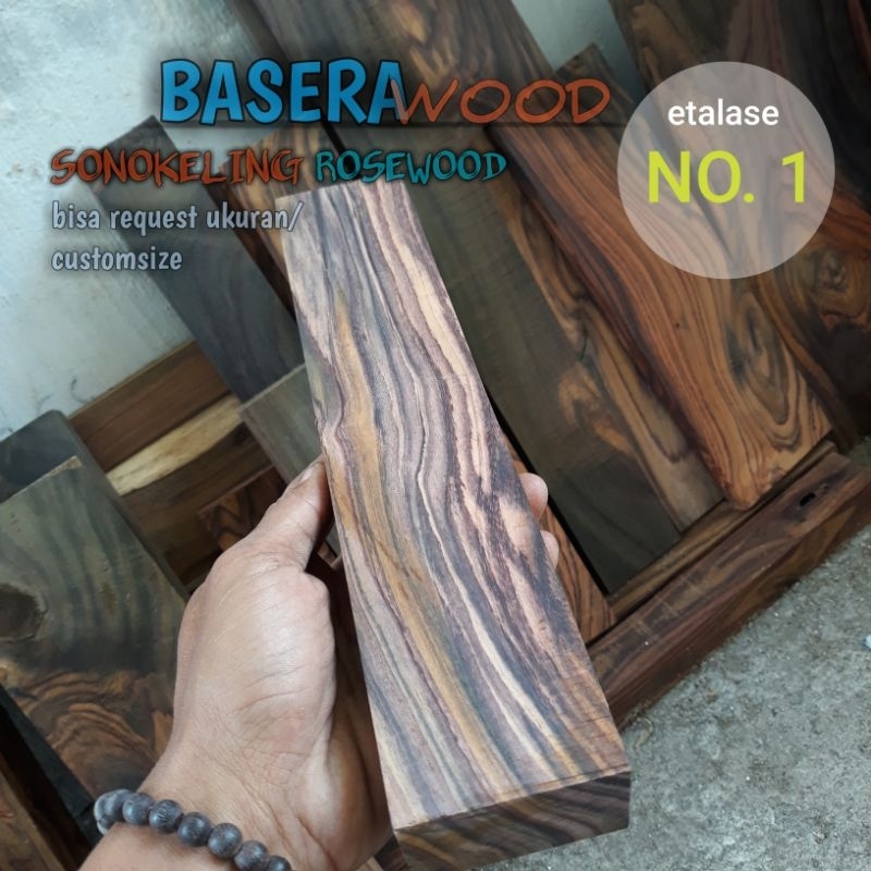 Jual Kayu Sonokeling Solid Rosewood Ukuran Balok 3 5x8 5x40 Bisa