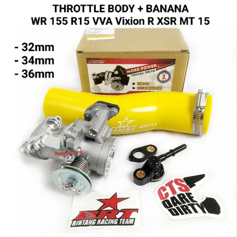 Jual Tb Throttle Body Brt Velocity Banana Wr R Vva Vixion R Xsr