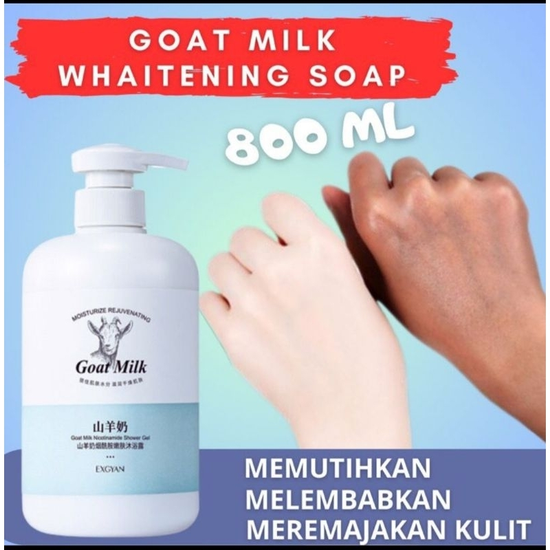 Jual Goats Milk Whitening Soap Sabun Mandi Cair Susu Domba Pemutih