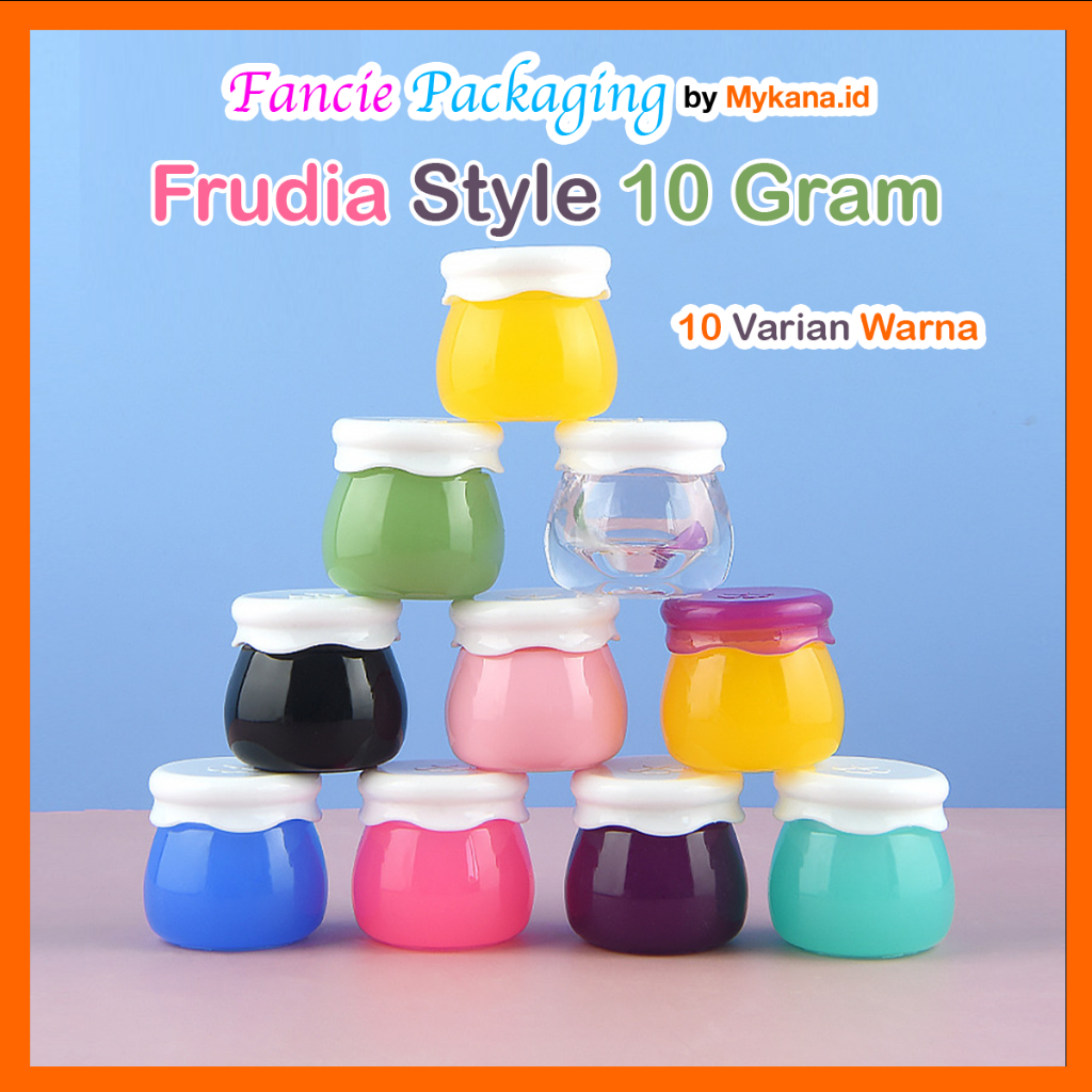 Jual Pot Cream Acrylic FRUDIA STYLE Jar 10gr Gram FANCIE PACKAGING