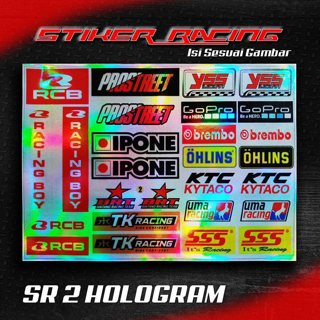 Jual Stiker Pack Racing Isi Pcs Stiker Best Seller Sticker