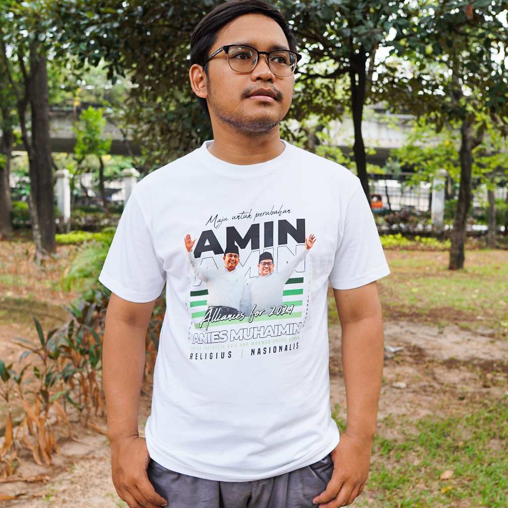 Jual Desain Kaos Keren Kaos Pemilu Amin Allianies For 2024 Shopee