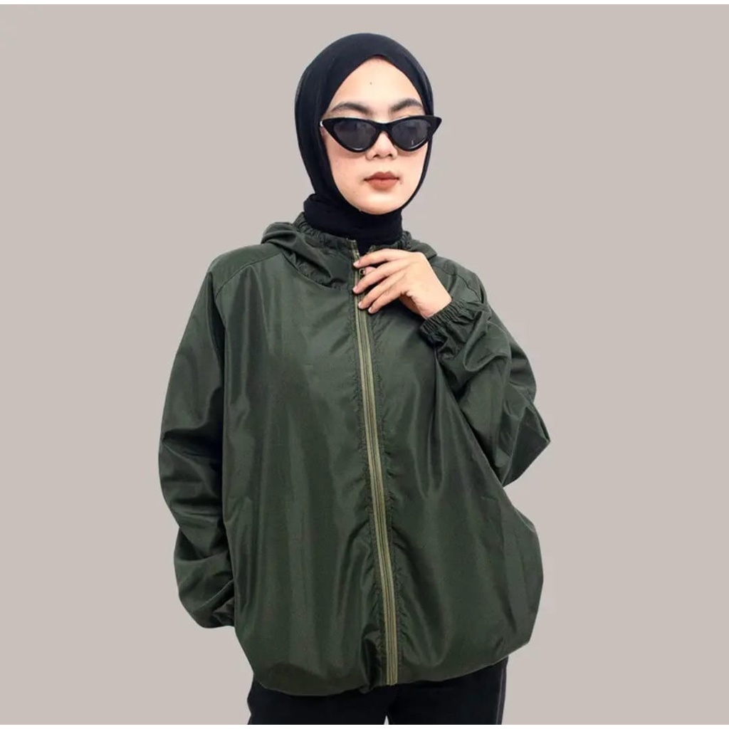 Jual Logo Gm Jaket Olahraga Parasut Premium Pria Wanita Jacket