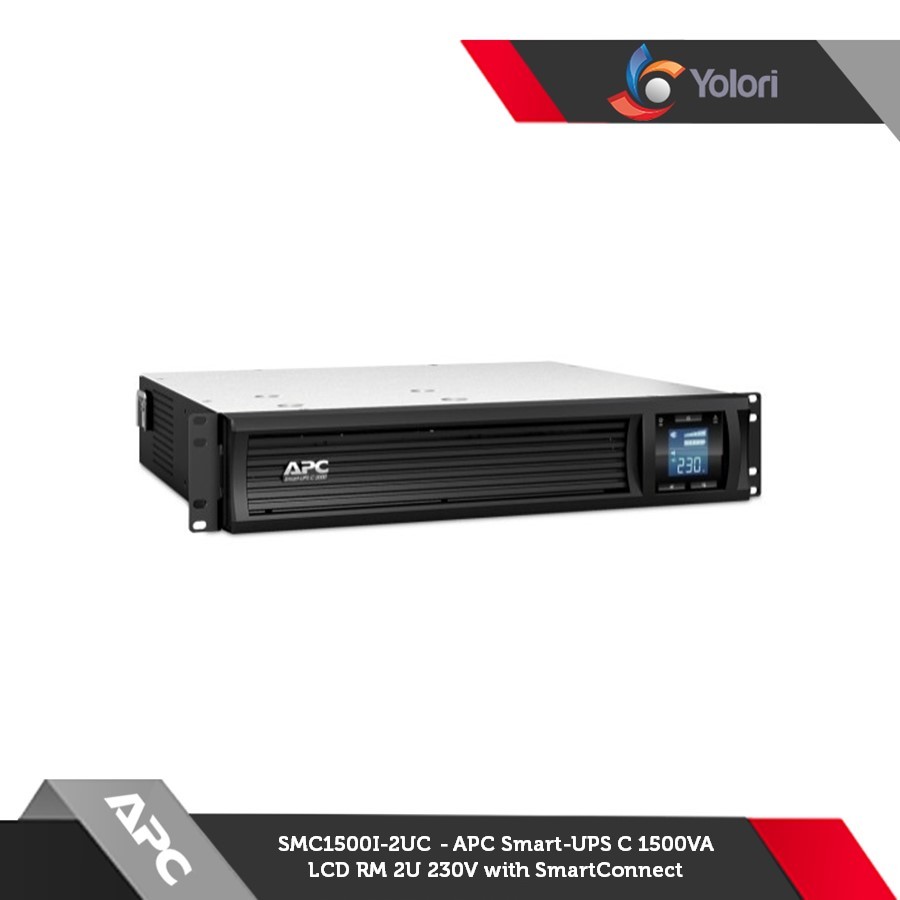 Jual APC Smart UPS C Line Interactive 1500VA Rackmount 2U 230V SMC1500I