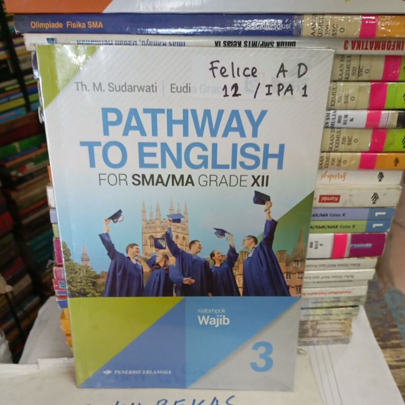 Jual Pathway To English Untuk SMA Kelas 12 Bekas Original Shopee