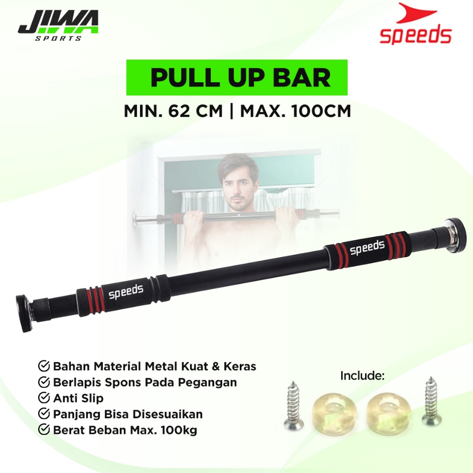 Jual Paket Baru Speeds Pull Up Bar Chin Up Tiang Pull Up Alat Olahraga