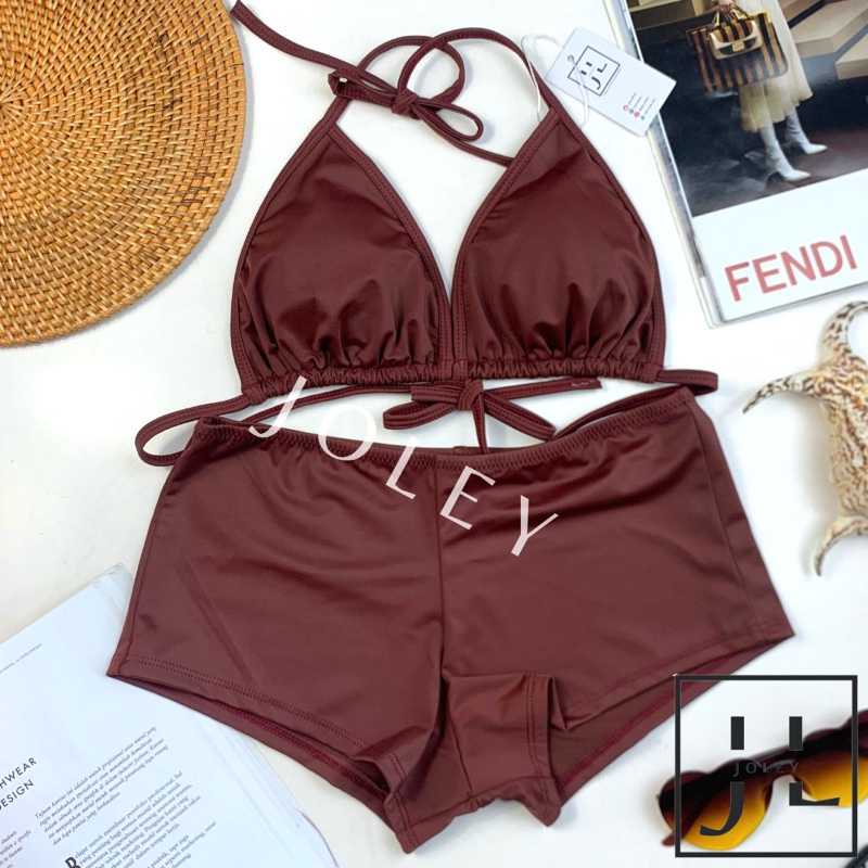 Jual BREE SOLID Bikini Set Bikini Pantai Baju Renang Bikini