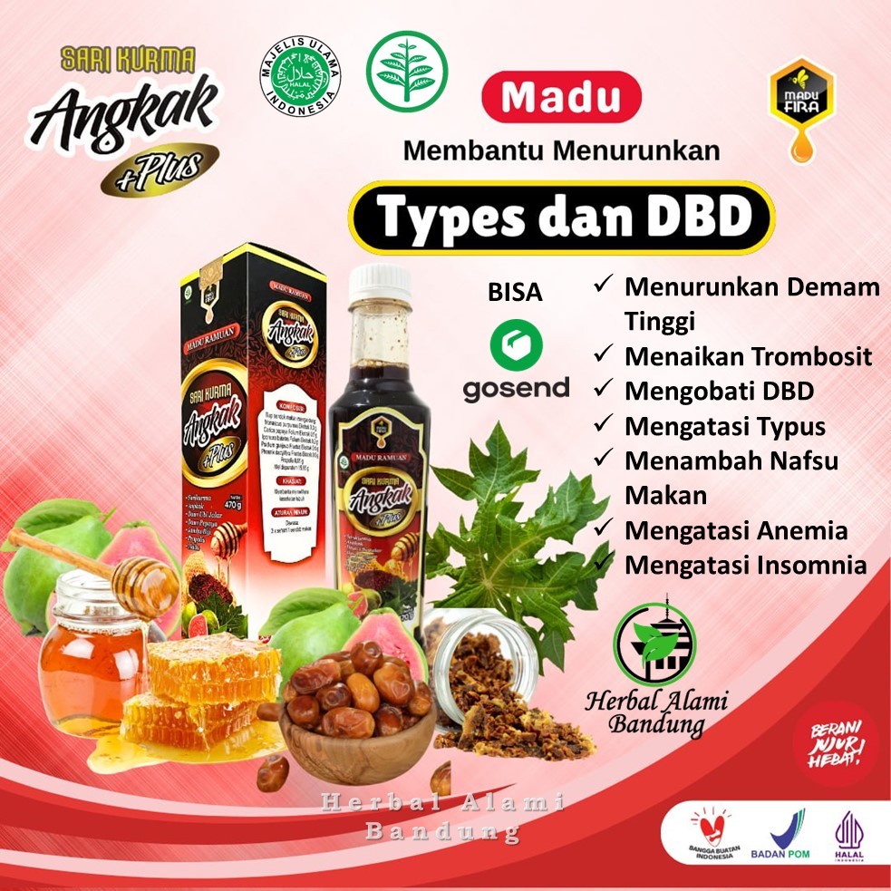 Jual Madu Angkak Propolis Jambu Biji Sari Kurma Plus Daun Kelor Ubi