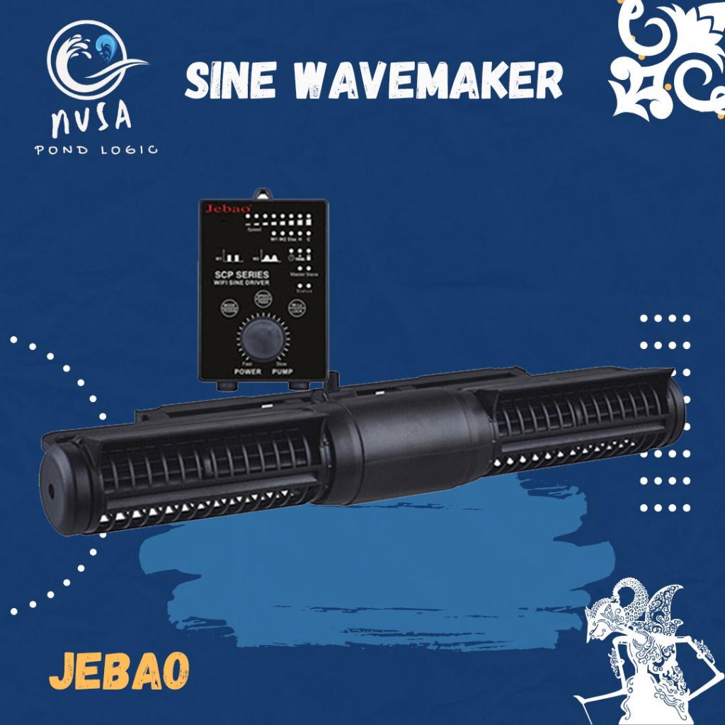 Jual Cross Flow Pump Sine Wave Maker Jebao Scp With Controller Shopee