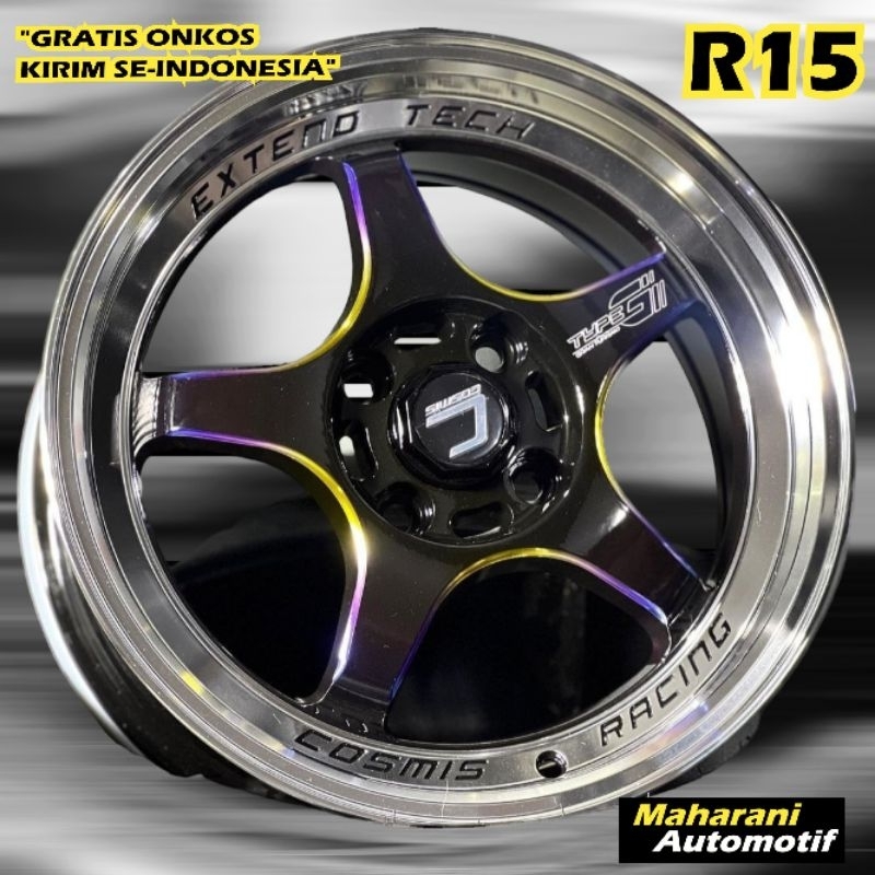 Jual Velg Mobil Racing Ring 15 COSMIS Velg R15 Mobil Mobilio Agya Ayla