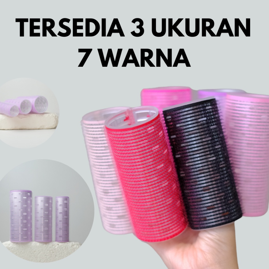 Jual Langsung Proses MAGIC ROLL LAPISAN ALUMUNIUM HAIR ROLLERS ROLL