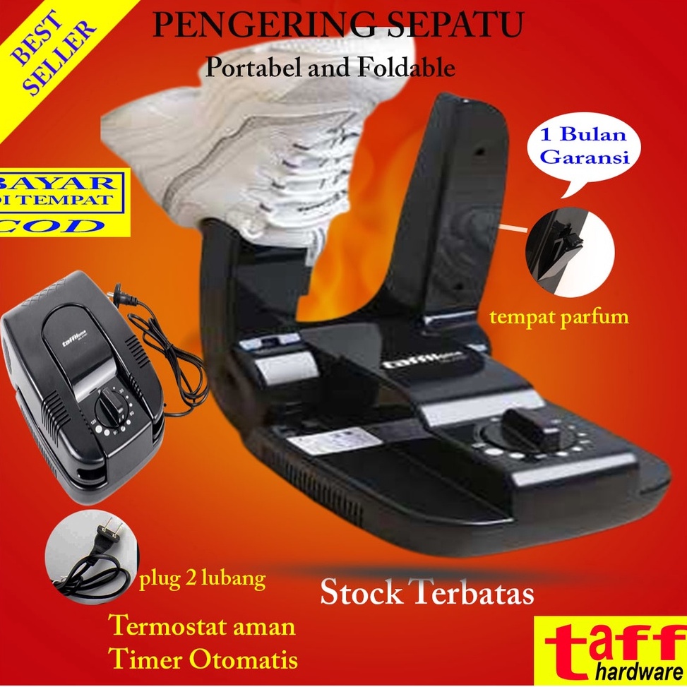 Jual HKr Mesin Alat Pengering Sepatu Listrik Portabel Taffhome Elektrik