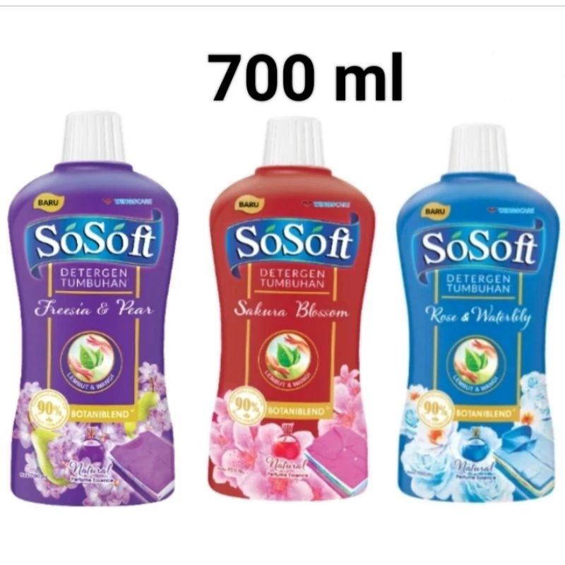 Jual Sosoft Deterjen Cair 700ml Shopee Indonesia