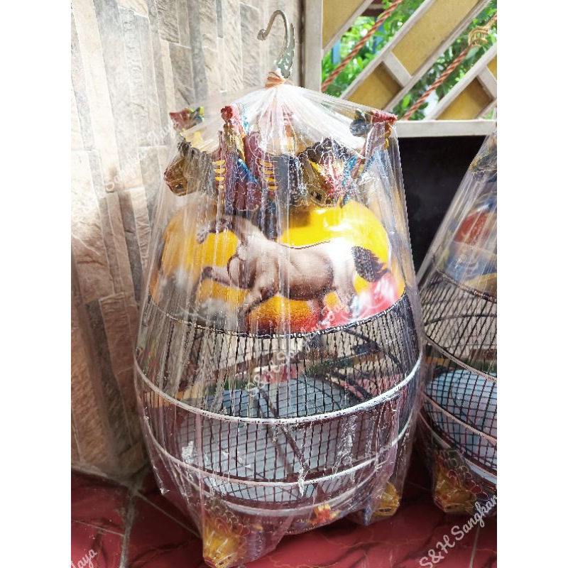 Jual Sangkar Burung Puter Pelung Derkuku Fiber Kualitas Terbaik