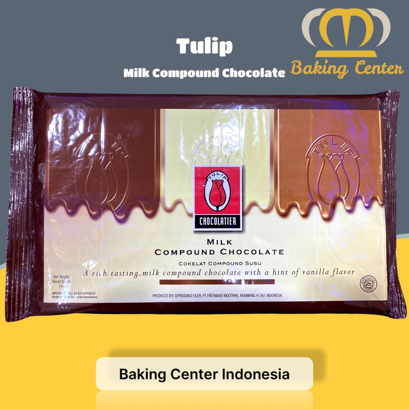 Jual Tulip Chocolatier Milk Compound Chocolate Tulip Milk Coklat Kg