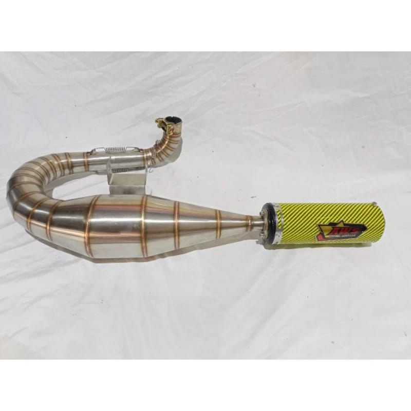 Jual Knalpot Vespa Racing Kiri Big Carbon Stanlisee 150cc Spek Harian