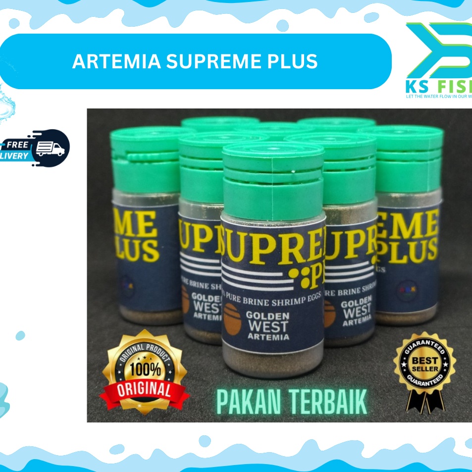 Jual Gratis Packing Artemia Supremeplus Supreme Plus Golden West Kultur