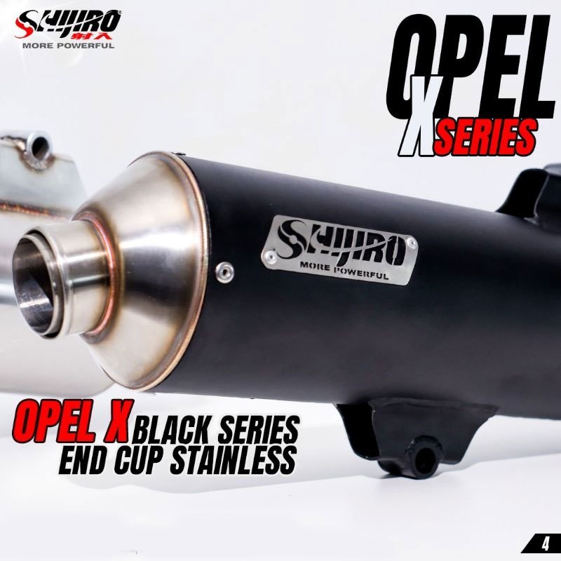 Jual Knalpot Shijiro Standar Racing Tipe New R Series End Cup Stainless