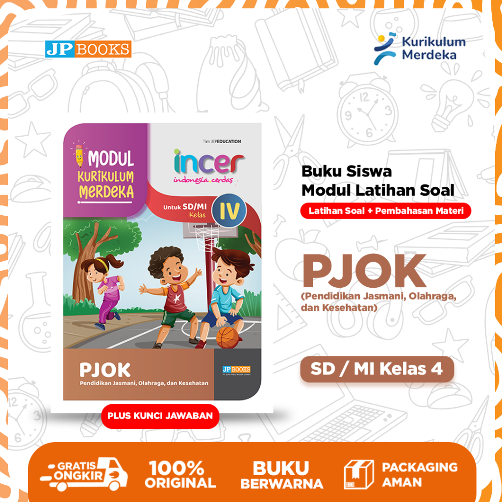 Jual JP Books Buku Siswa Sekolah Modul Latihan Kurmer Soal Incer Pjok