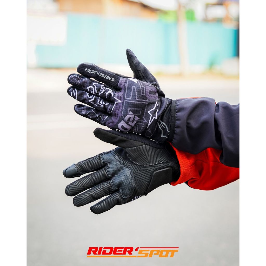 Jual Sarung Tangan Alpinestars Fq Reef Black Tar Gray Glove Original