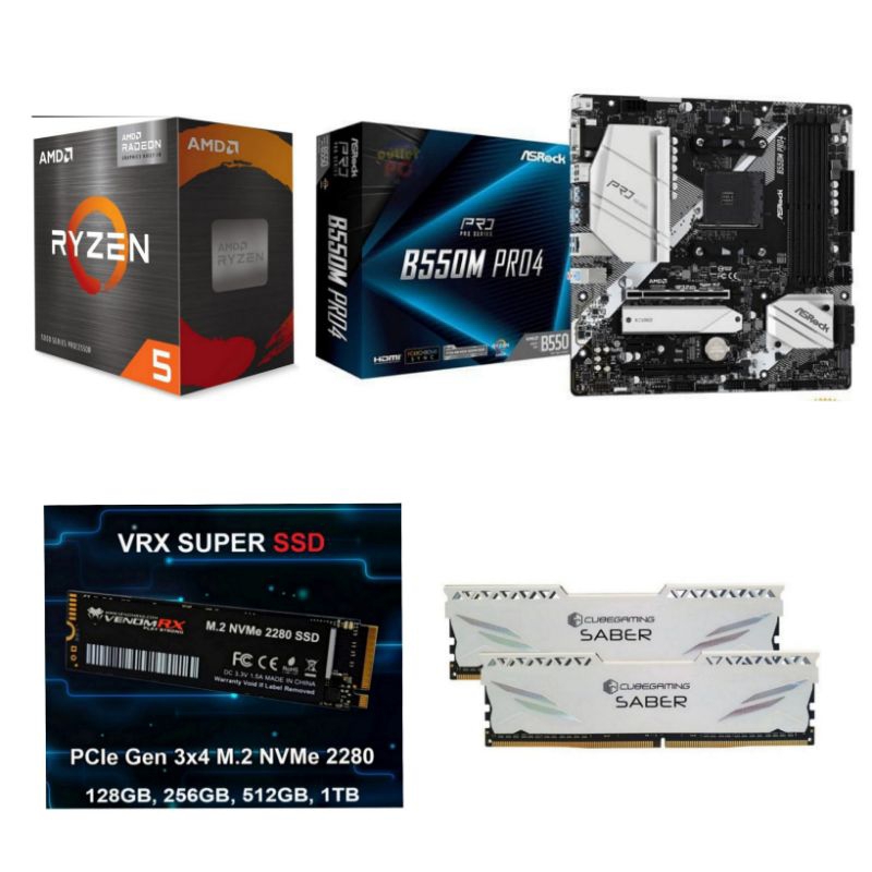 Jual Paket Rakitan Processor Gaming AMD Ryzen 5 5600G Box DDR4 NVME