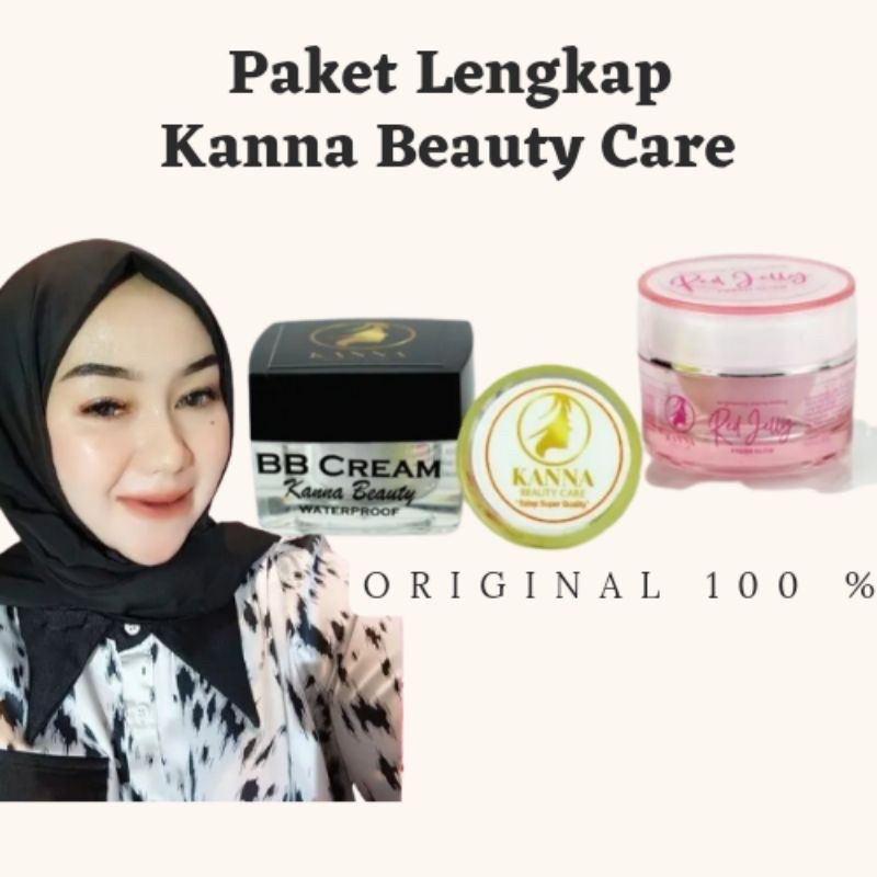 Jual Paket Lengkap Glowing Kanna Monwhite Beauty Care Kemasan Baru