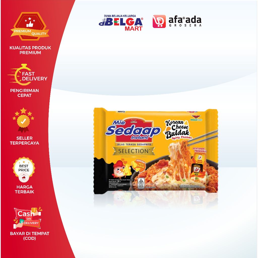 Jual Mie Sedaap Selection Harga Untuk Pcs Korean Spicy Soup