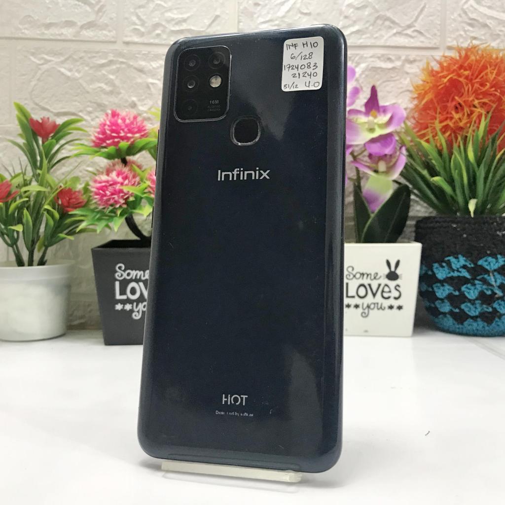 Jual Infinix Hot 10 6 128GB X682C Bekas Second Eks Grs Resmi Shopee