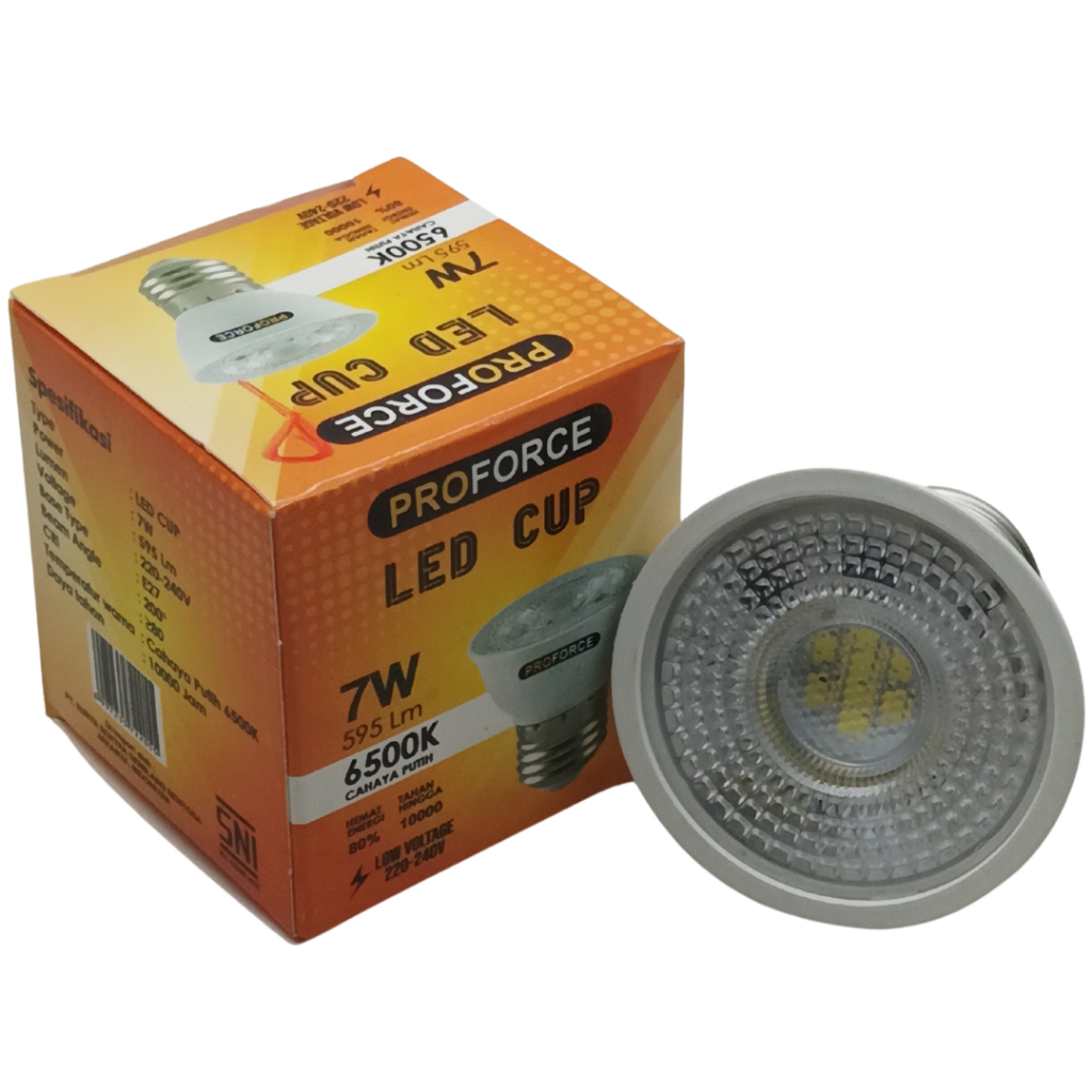 Jual Lampu Sorot Led Proforce Led Cup Watt Spot Light E Warm White